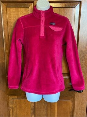 Patagonia Youth Girl’s Re-Tool Snap - T Fleece Pullover Extra Soft Size XL